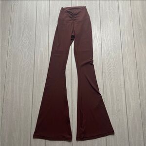 Aerie Offline Real Me Flare Leggings in Brown